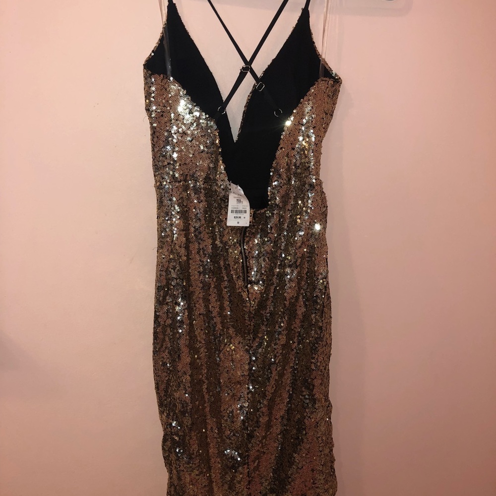 Gold Sequins Dress ✨